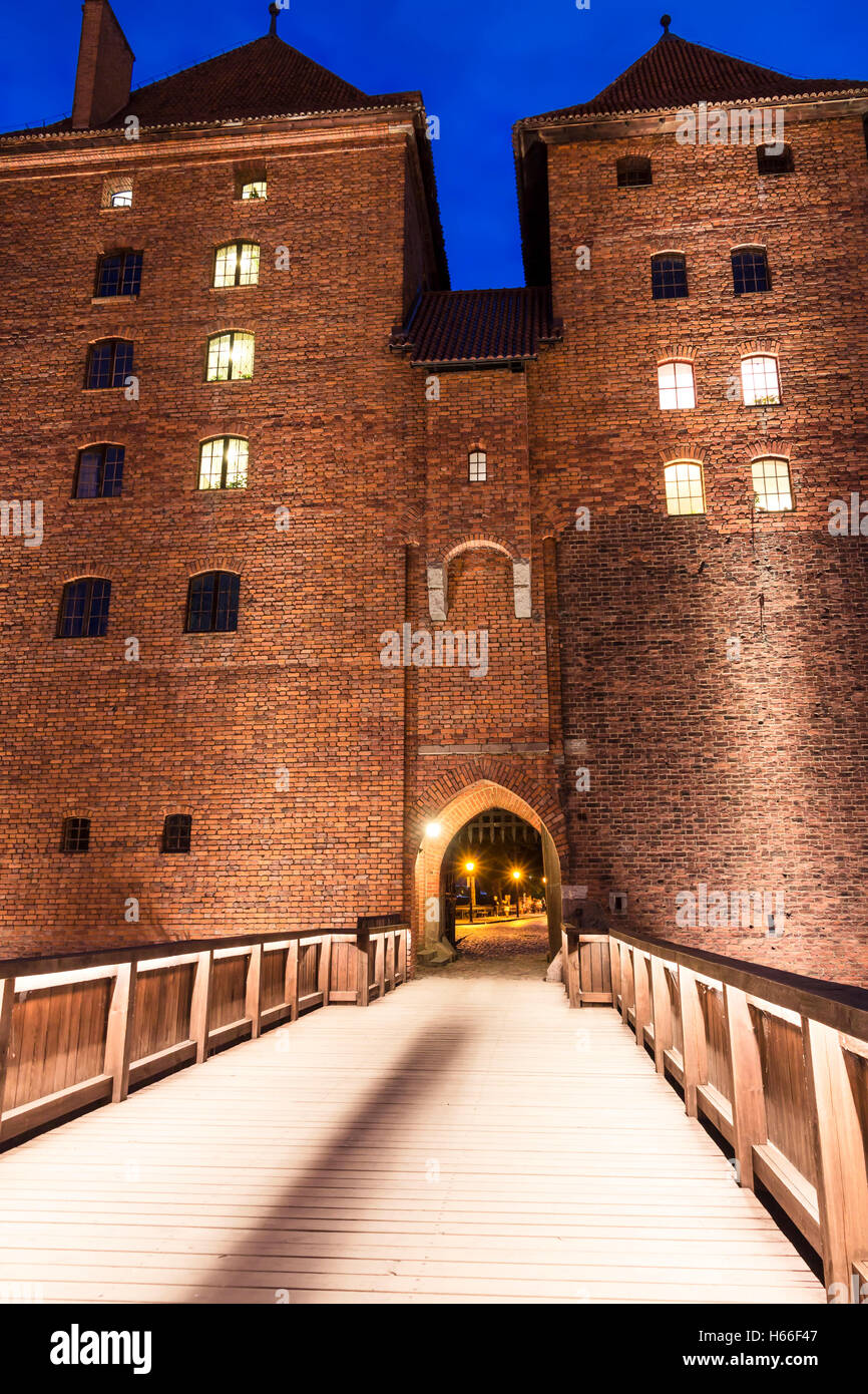 Die größte in Europa gotischen Burg. Marienburg in Polen. UNESCO-Welterbe UNESCO. Stockfoto
