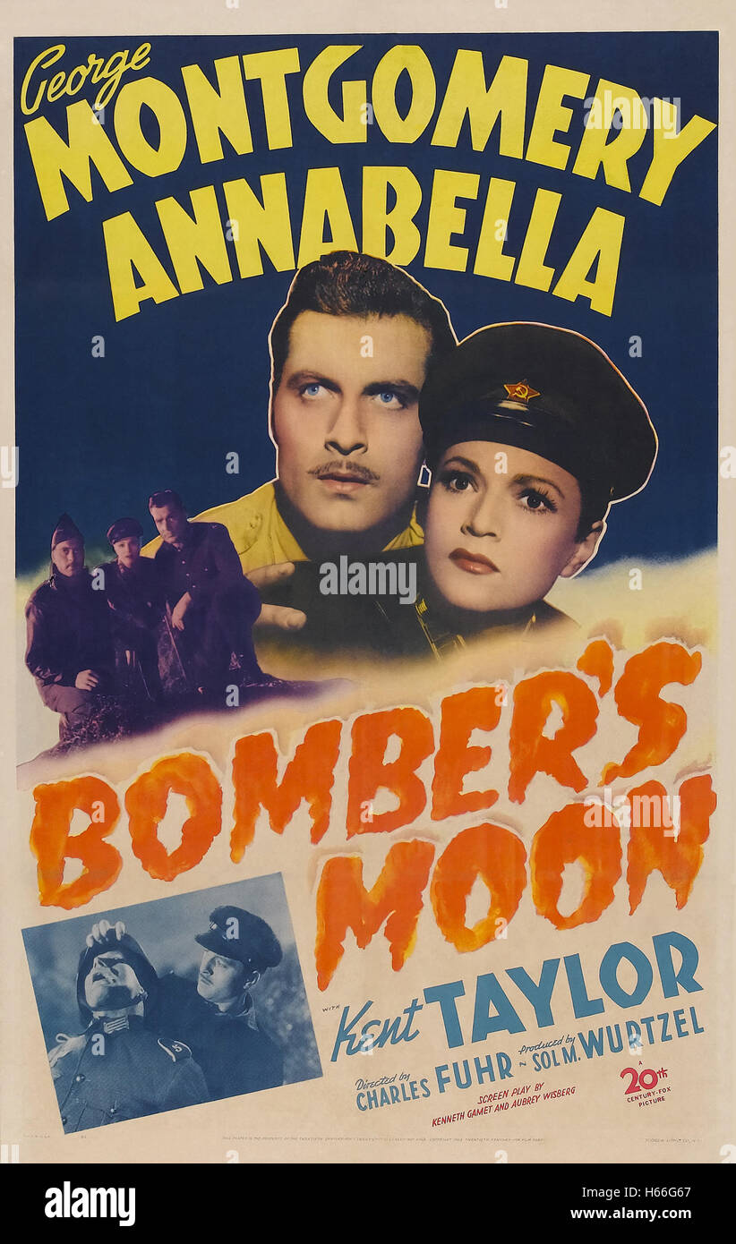 Bombers Moon - Filmplakat- Stockfoto