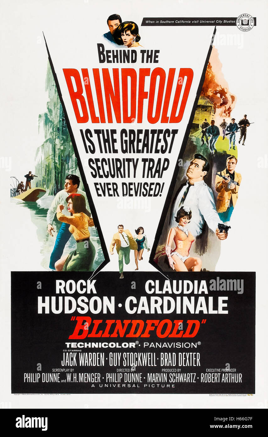 Augenbinde (1966) - Film-Poster- Stockfoto