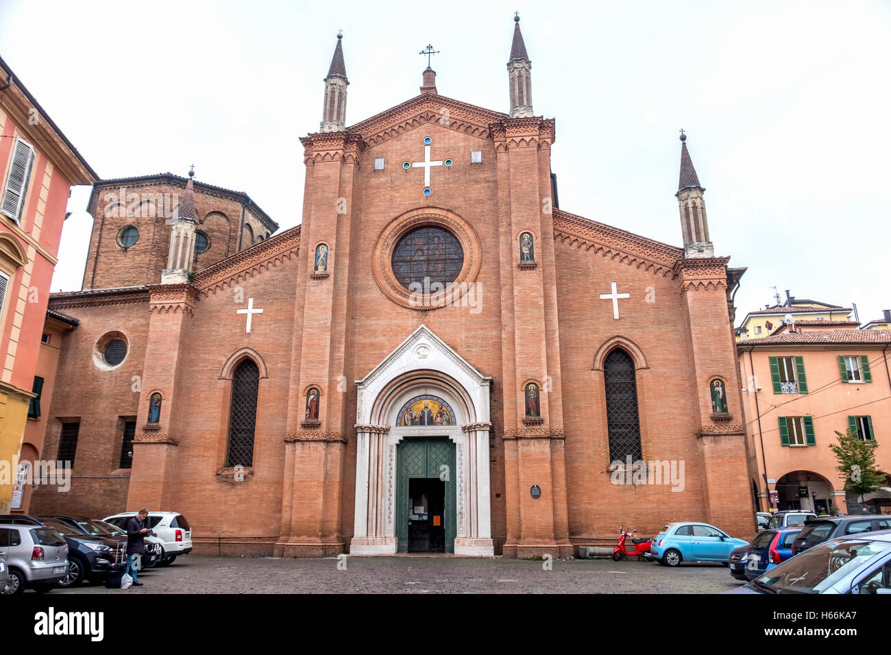 Kirche San Martino in Bologna Stockfoto