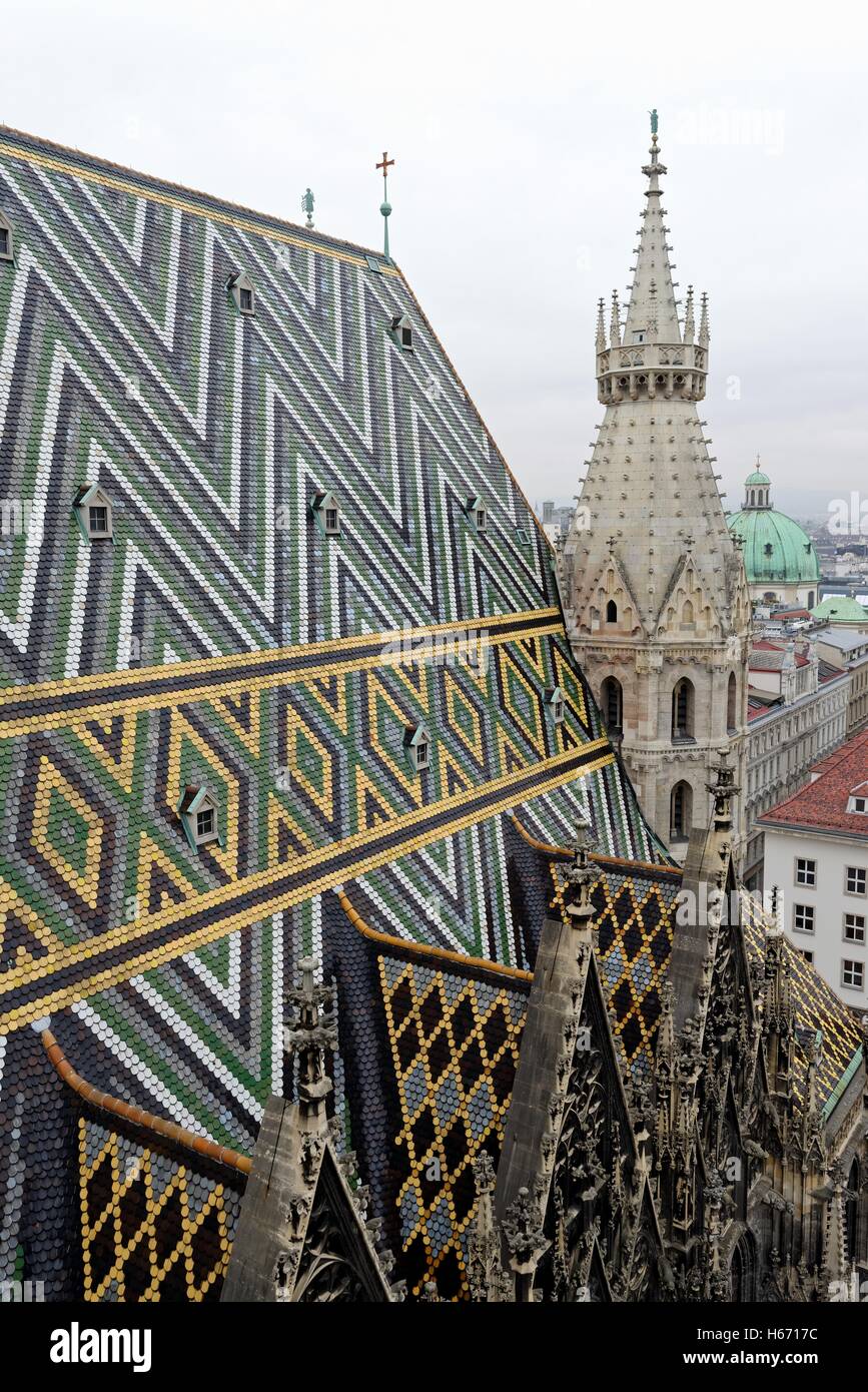St. Stephens Kathedrale Wien Österreich Stockfoto St. Stephens Kathedrale Wien Österreich Stockfoto