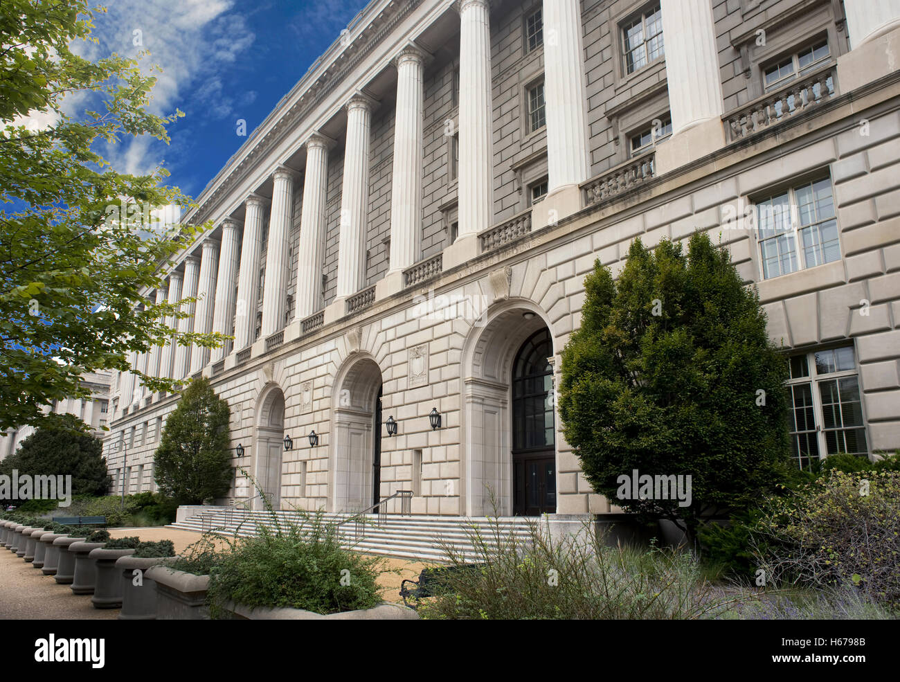 IRS Gebäude in Washington DC. Stockfoto
