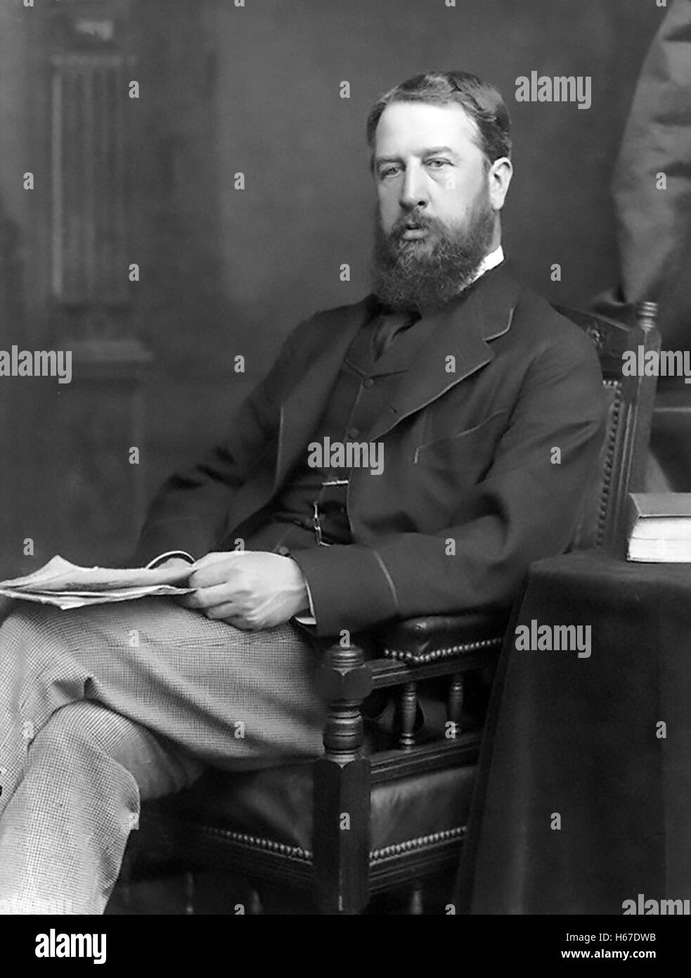 SPENCER CAVENDISH (1833-1908) britischen Politikers über 1883 Stockfoto