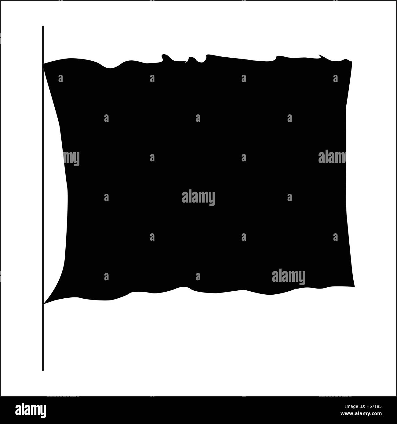 Bandiera Rammstein &ndash; Motivo A Barre Nere, 150x100 Cm, Rosso, Poliestere, Merchandise Ufficiale