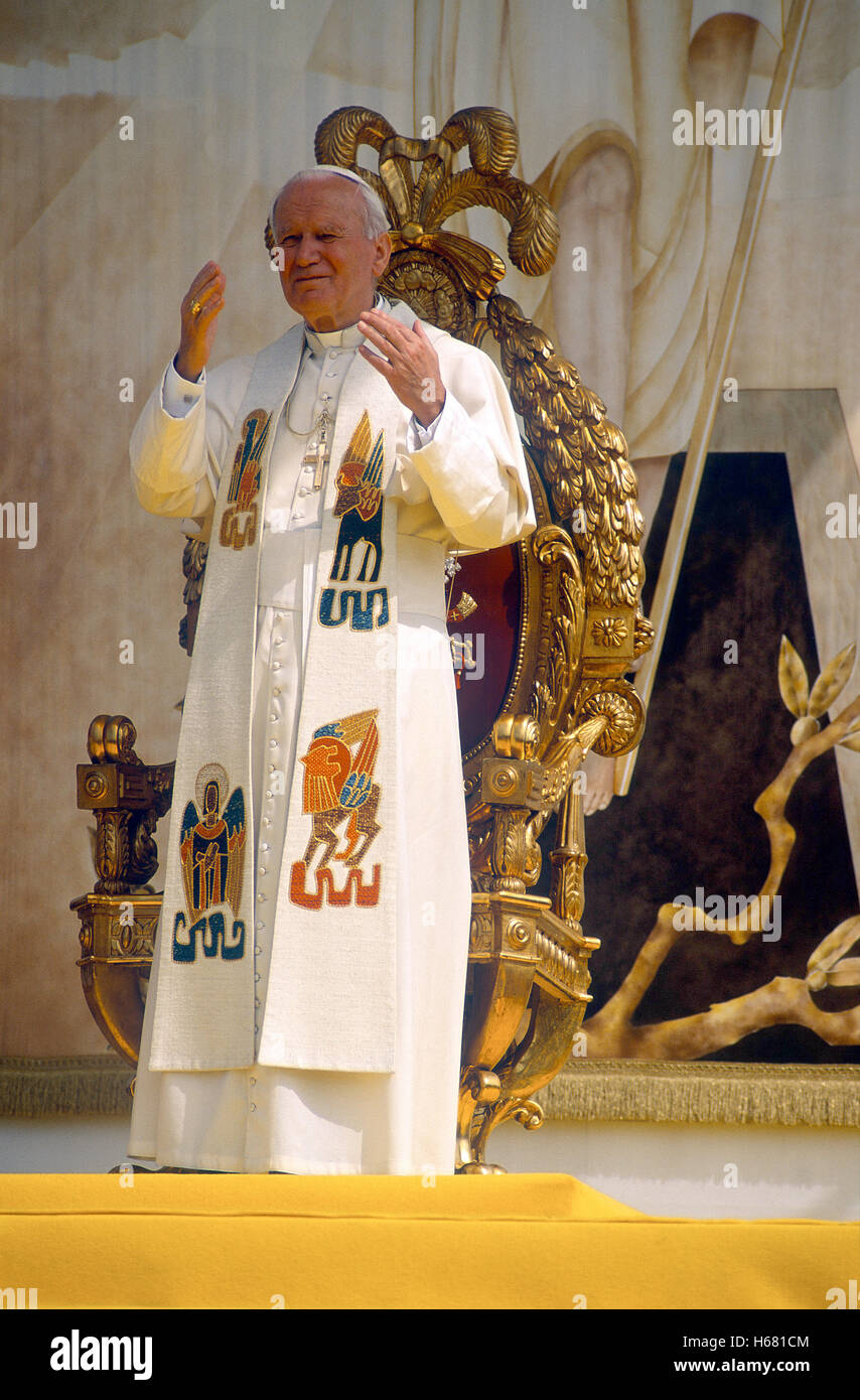 Papst Johannes Paul II Stockfoto