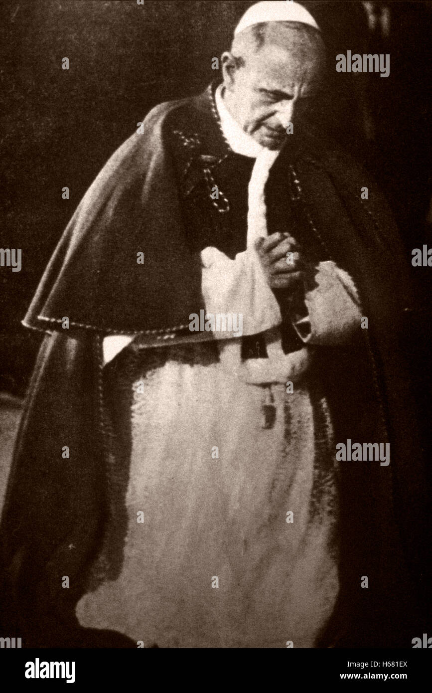 Papst Paul VI. (Giovanni Battista Enrico Antonio Maria Montini) Stockfoto