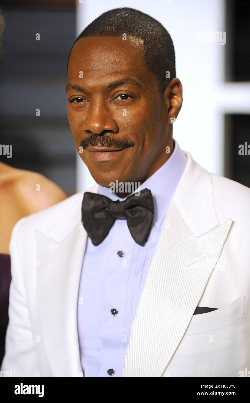 Schauspieler / Comedian Eddie Murphy besucht die 2015 Vanity Fair Oscar Party hosted by Graydon Carter im Wallis Annenberg Center für darstellende Künste am 22. Februar 2015 in Beverly Hills, Kalifornien. Stockfoto