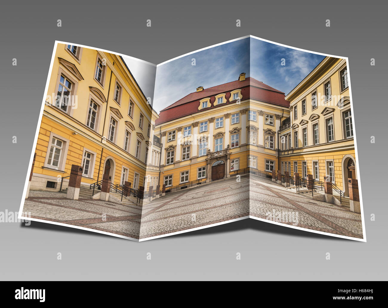 Der königliche Palast Breslau war seit 1750 die Residenz der preußischen Hohenzollern. Heute ist es ein Museum, Wroclaw/Breslau, Polen, Europa Stockfoto