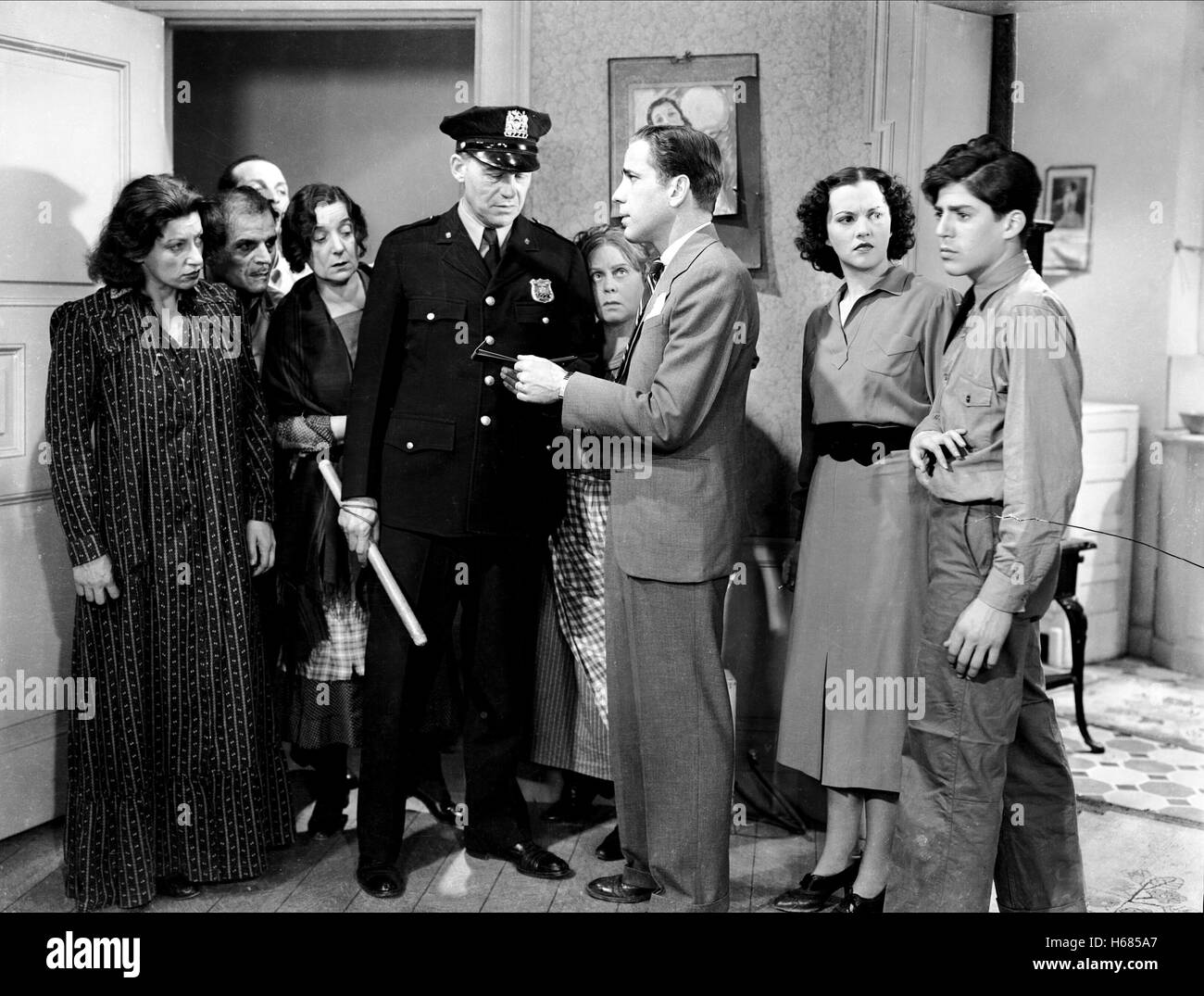 HUMPHREY BOGART, BOBBY JORDAN, Kriminalität Schule, 1938 Stockfoto