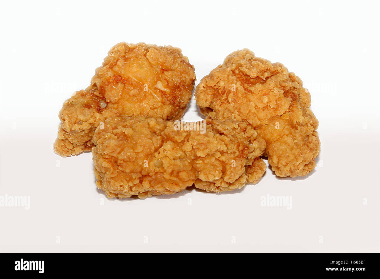 Fried Chicken / Southern Fried Huhn / würzige Flügel Stockfoto