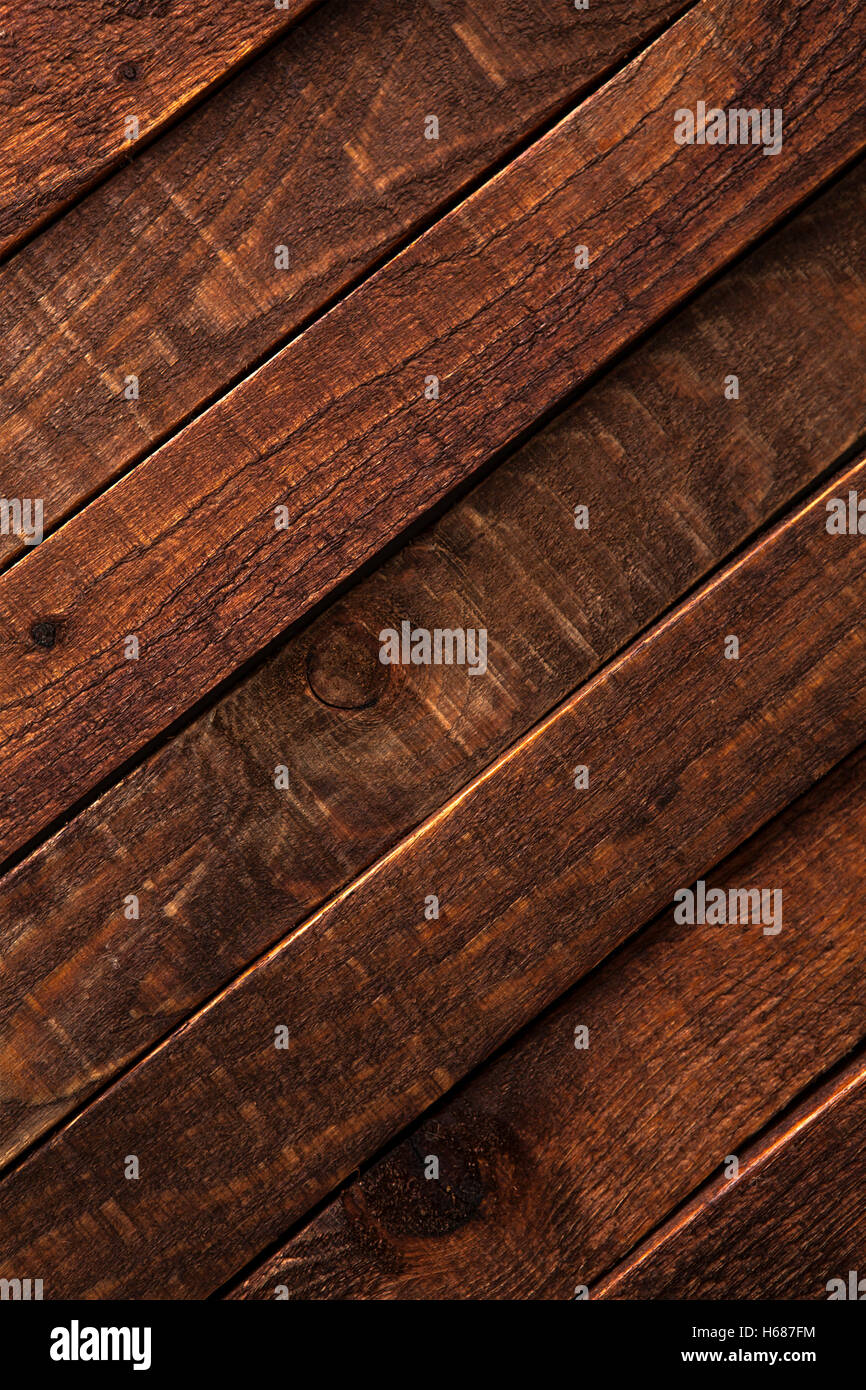 Braune Holz Hintergrund Stockfoto