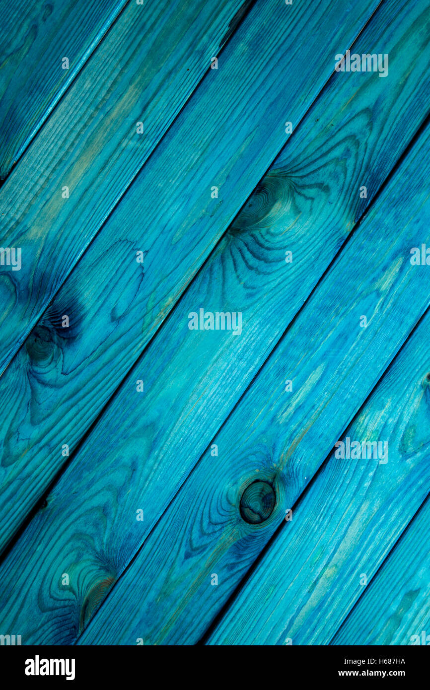Blaue Holzstruktur Hintergrund Stockfoto