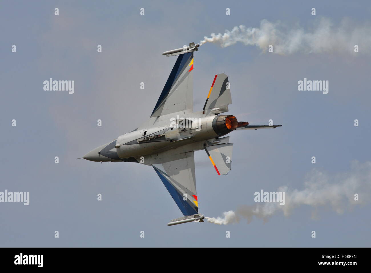 Belgische Luftwaffe F-16A Fighting Falcon Fairford RIAT 2014 Stockfoto
