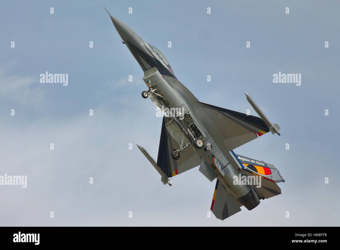 Belgische Luftwaffe F-16A Fighting Falcon Fairford RIAT 2014 Stockfoto