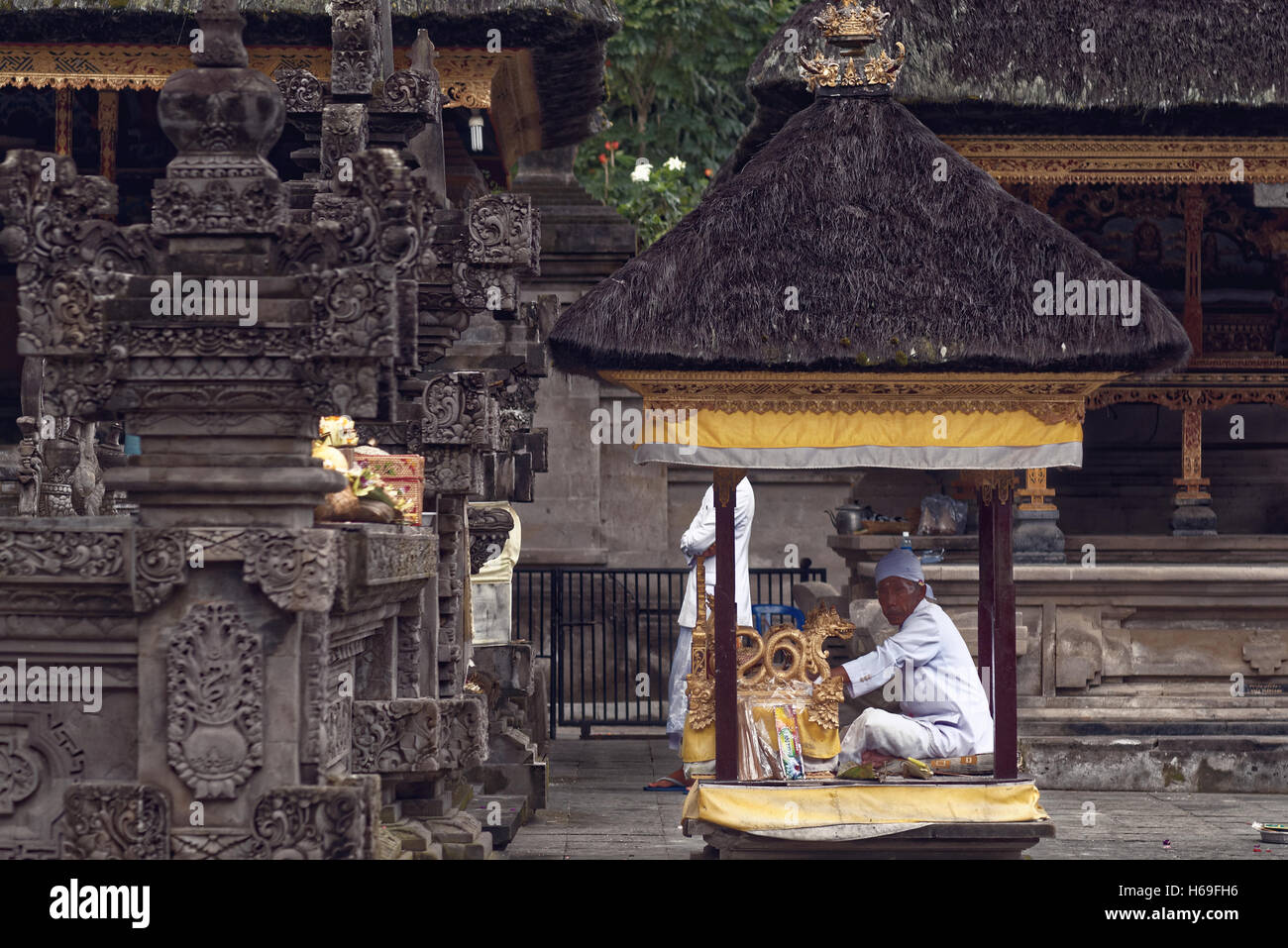 Balinesische religiöser Führer Stockfoto