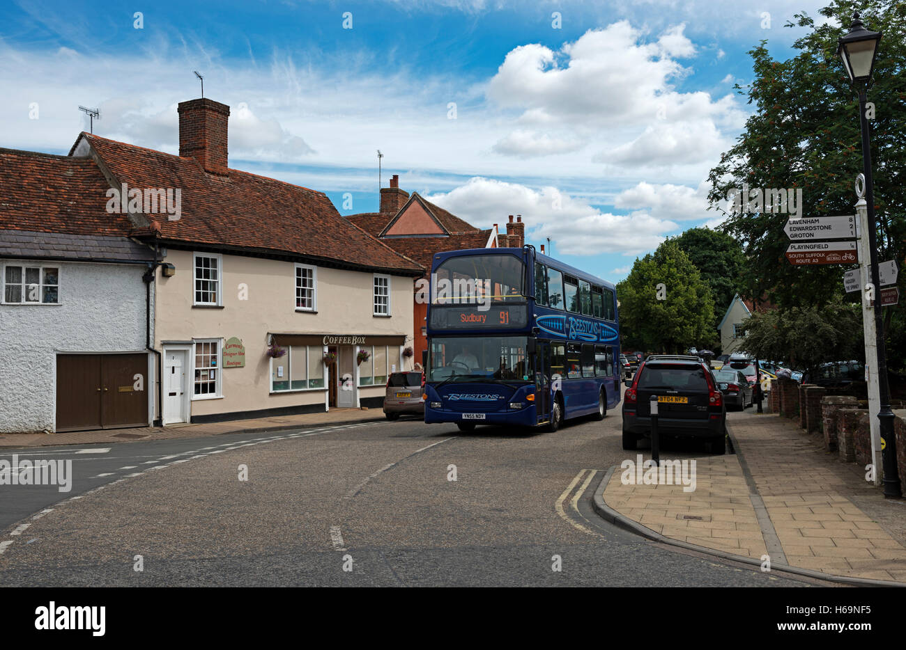 Boxford Suffolk UK Stockfoto