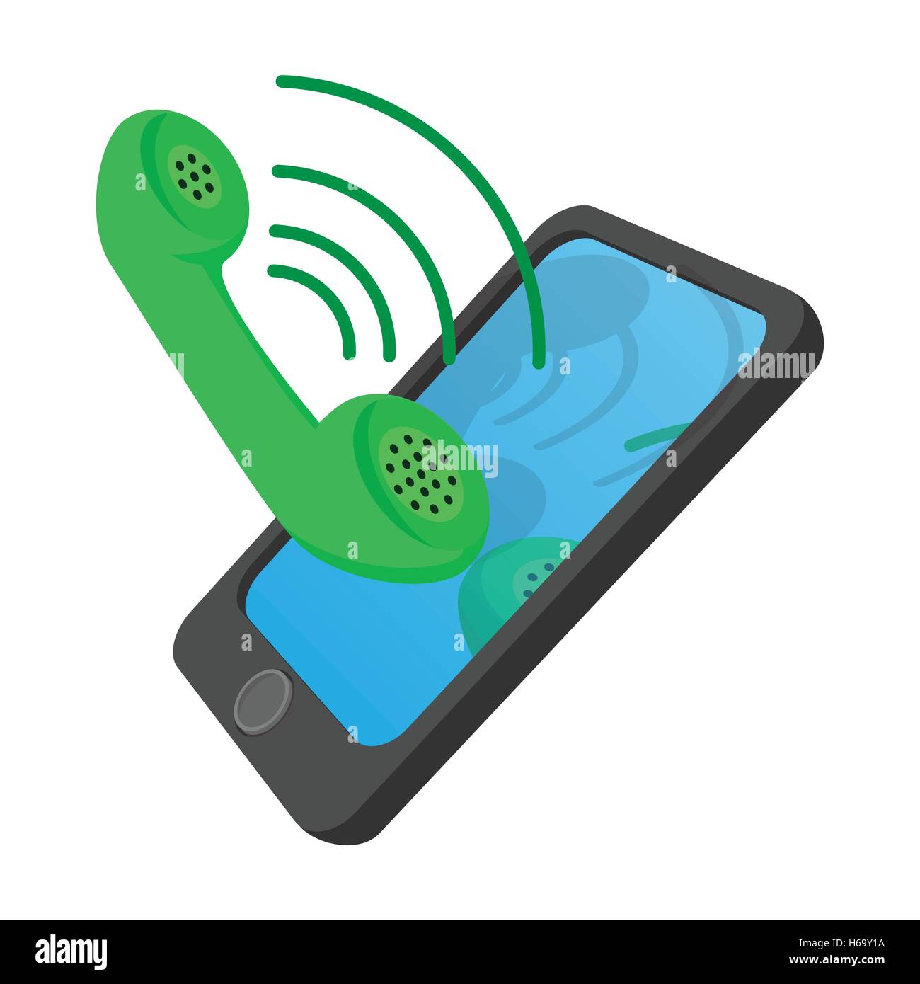 Telefon Klingelt Aber Man Hört Nichts Cartoon ringing telephone -Fotos und -Bildmaterial in hoher Auflösung