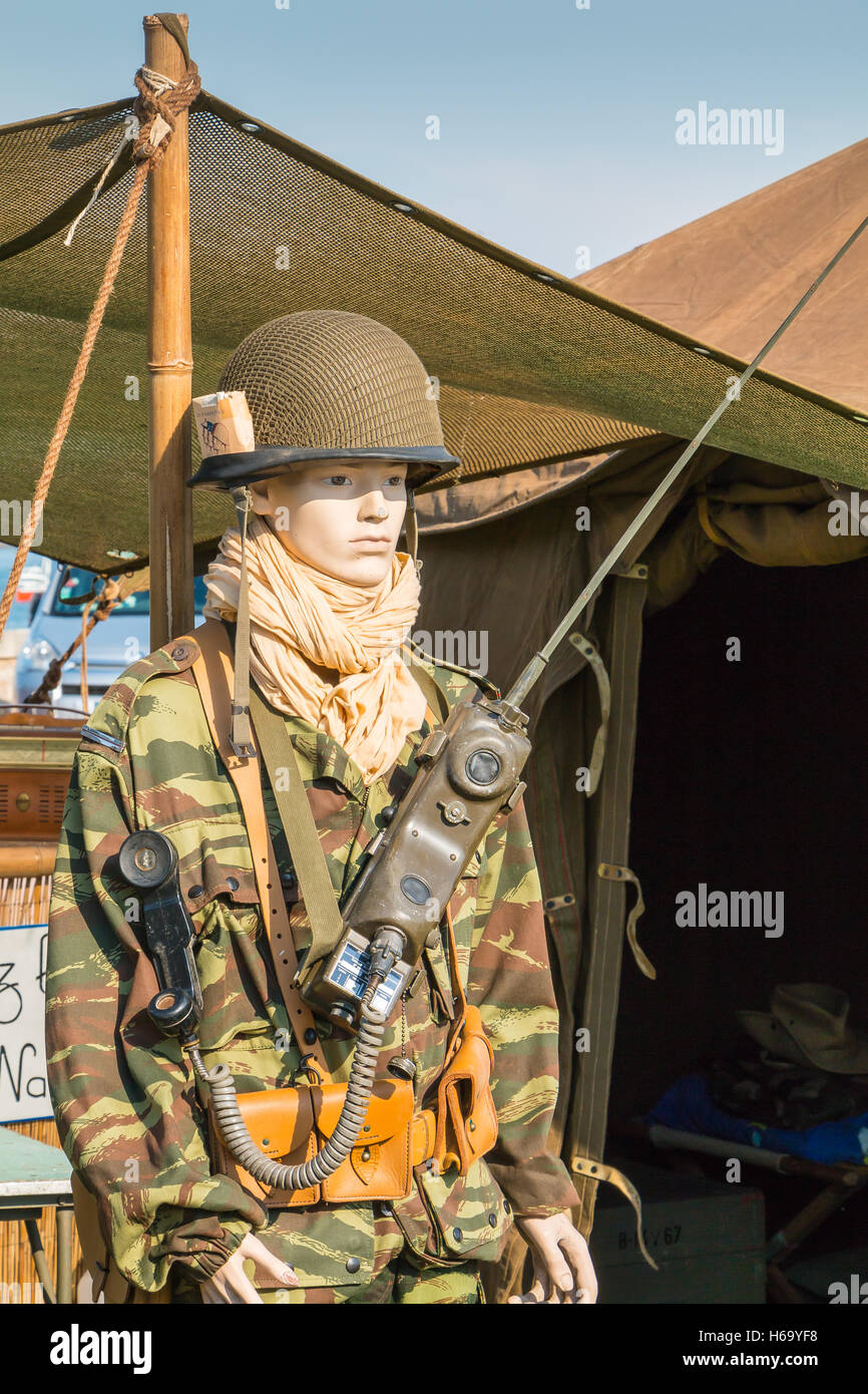 Les Sables d ' Olonne, Frankreich - 26. August 2016: Gedenken an die Befreiung des "Les Sables d 'Olonne", die am th stattfand Stockfoto