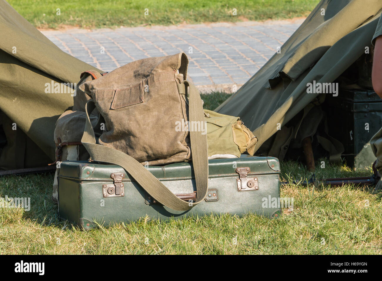 Les Sables d ' Olonne, Frankreich - 26. August 2016: Gedenken an die Befreiung des "Les Sables d 'Olonne", die am th stattfand Stockfoto
