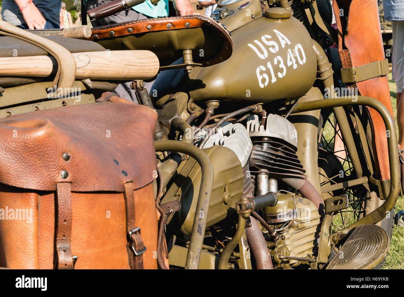 Les Sables d ' Olonne, Frankreich - 26. August 2016: Gedenken an die Befreiung des "Les Sables d 'Olonne", die am th stattfand Stockfoto