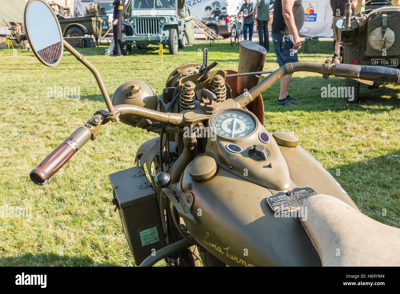 Les Sables d ' Olonne, Frankreich - 26. August 2016: Gedenken an die Befreiung des "Les Sables d 'Olonne", die am th stattfand Stockfoto