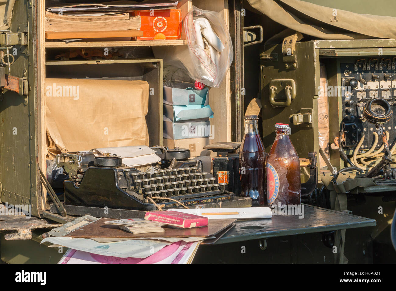 Les Sables d ' Olonne, Frankreich - 26. August 2016: Gedenken an die Befreiung des "Les Sables d 'Olonne", die am th stattfand Stockfoto