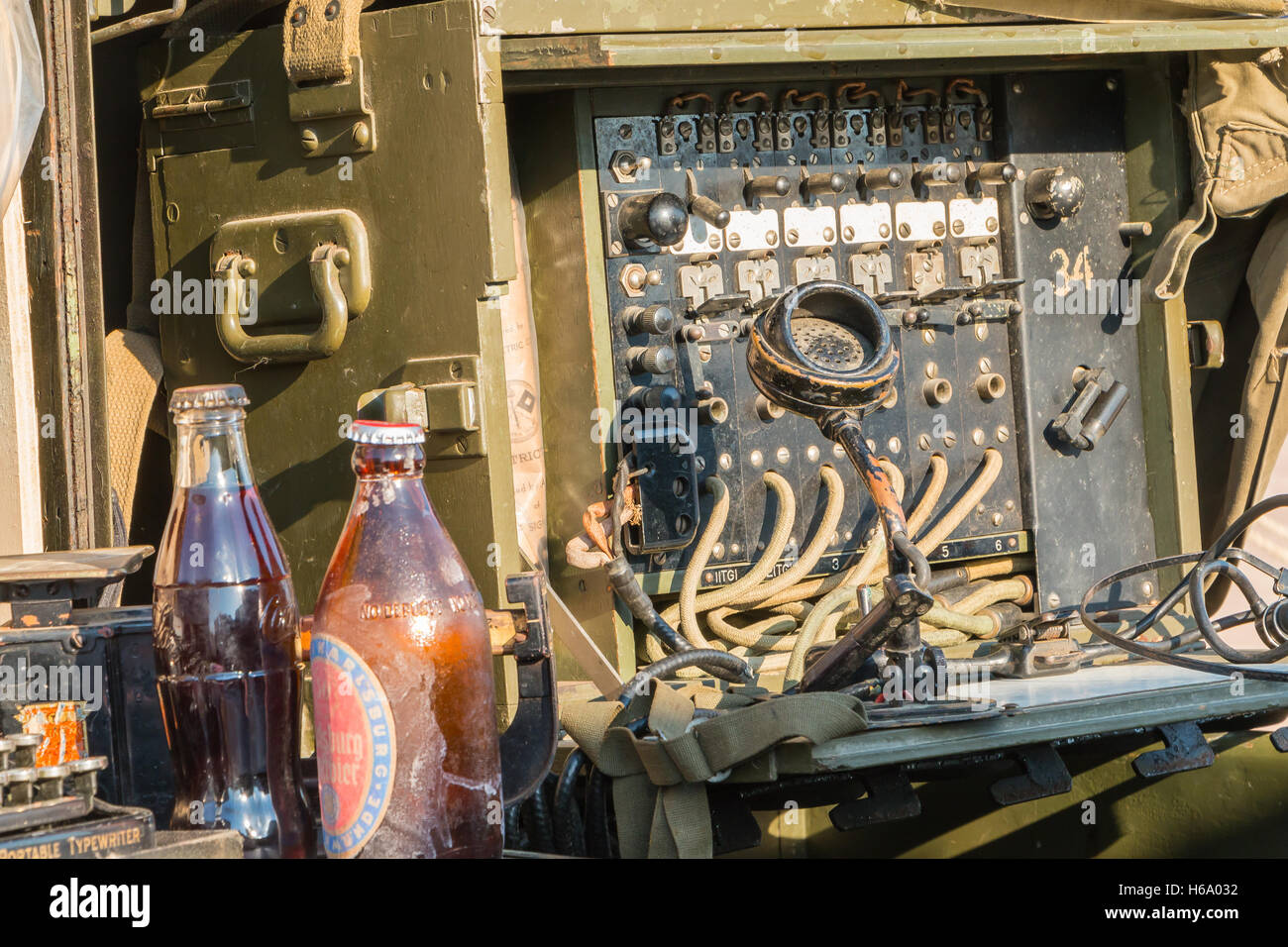 Les Sables d ' Olonne, Frankreich - 26. August 2016: Gedenken an die Befreiung des "Les Sables d 'Olonne", die am th stattfand Stockfoto