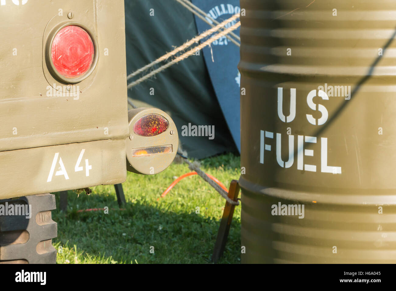 Les Sables d ' Olonne, Frankreich - 26. August 2016: Gedenken an die Befreiung des "Les Sables d 'Olonne", die am th stattfand Stockfoto