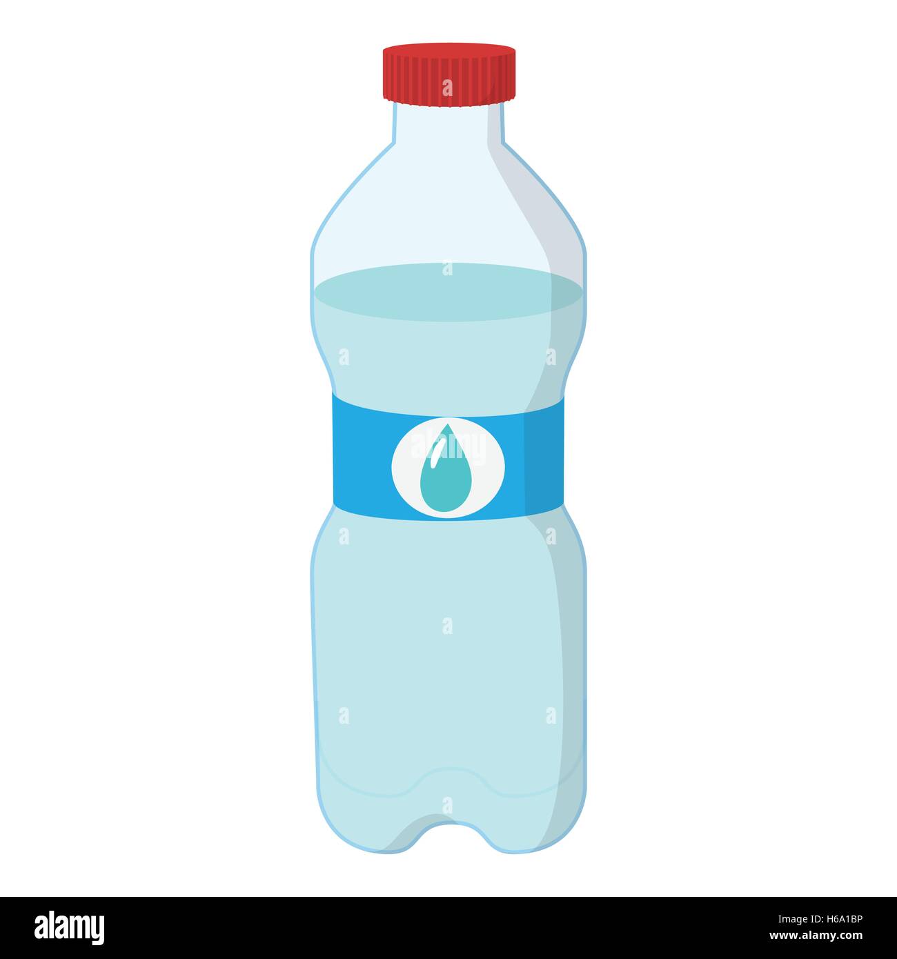KunststoffFlasche Wasser Cartoon Ikone Alamy