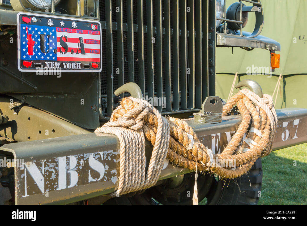 Les Sables d ' Olonne, Frankreich - 26. August 2016: Gedenken an die Befreiung des "Les Sables d 'Olonne", die am th stattfand Stockfoto