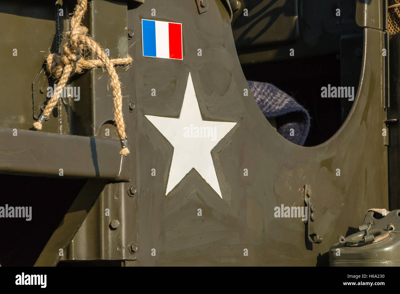 Les Sables d ' Olonne, Frankreich - 26. August 2016: Gedenken an die Befreiung des "Les Sables d 'Olonne", die am th stattfand Stockfoto