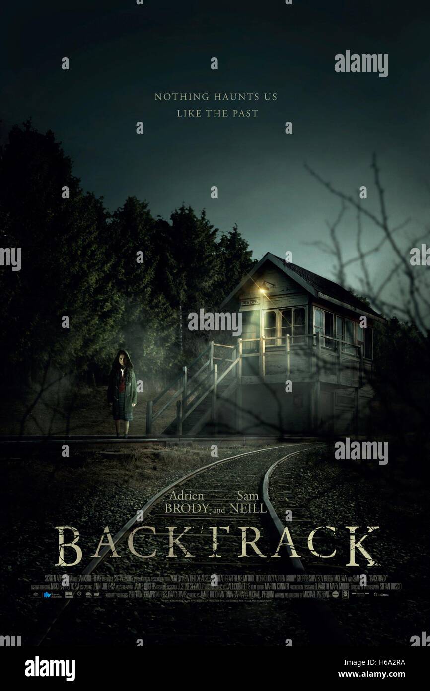 Datum der Freigabe: 12. Februar 2016 Titel: Backtrack STUDIO: Saban Filmen Regie: Michael Petroni PLOT: Psychologe Peter Bower Leben ist in Aufruhr geworfen, als er ein seltsames Geheimnis über seine Patienten entdeckt. Seinen eigenen Verstand zu riskieren, taucht Peter in seiner Vergangenheit eine erschreckende Geheimnis aufzudecken, die nur er Ordnung zu bringen. Aber ist die Belohnung Wert mehr als ein einzelnes Leben riskieren Darsteller: Adrien Brody, Jenni Baird, Bruce Spence, Sam Neill (Credit: C Saban Filme/Unterhaltung Bilder /) Stockfoto