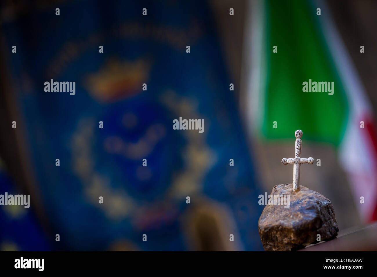 Gotischen Zisterzienser Stil der Abtei von San Galgano Provinz von Siena, Chiusdino, Toskana, Italien Stockfoto