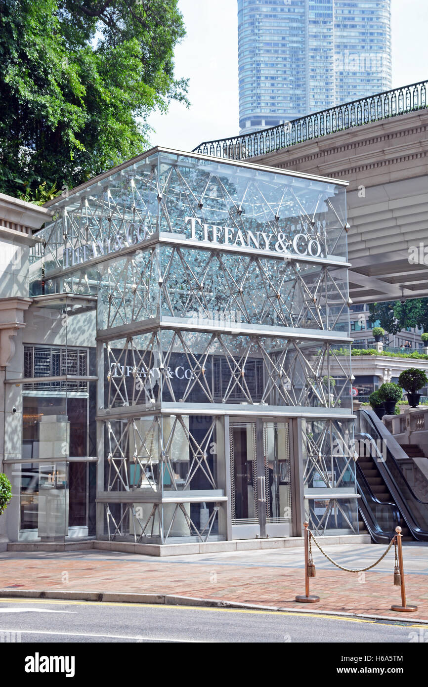 Tiffany & Co Boutique Kowloon Hong Kong China Stockfoto