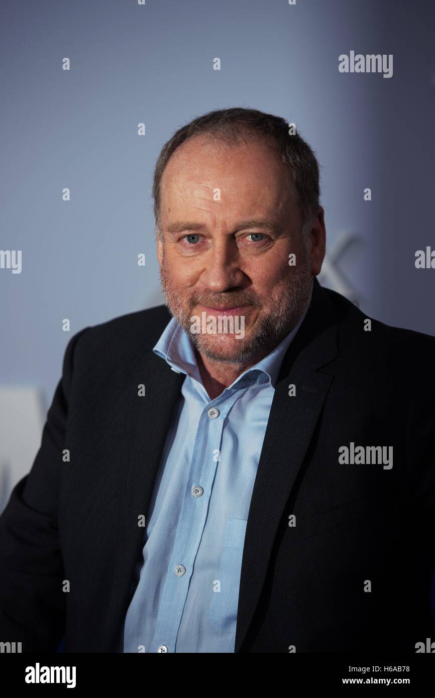 Frankfurt Am Main, Deutschland. 20. Oktober 2016. Harold Faltermeyer in der 68. Frankfurter Buchmesse in Frankfurt/Main, Deutschland, Oktober 2016. | Nutzung weltweit © Dpa/Alamy Live-Nachrichten Stockfoto