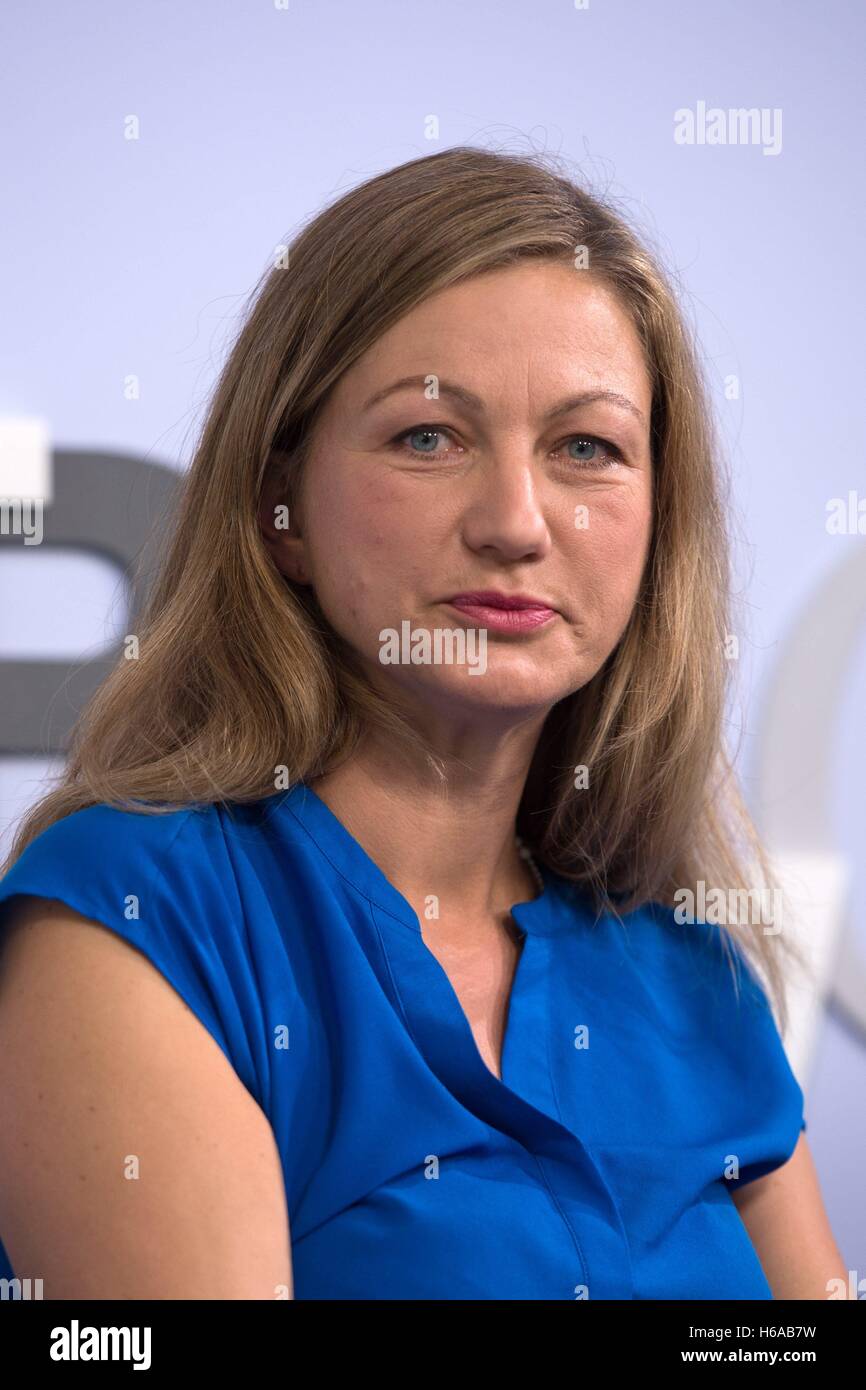 Frankfurt Am Main, Deutschland. 22. Oktober 2016. Silke Burmester an