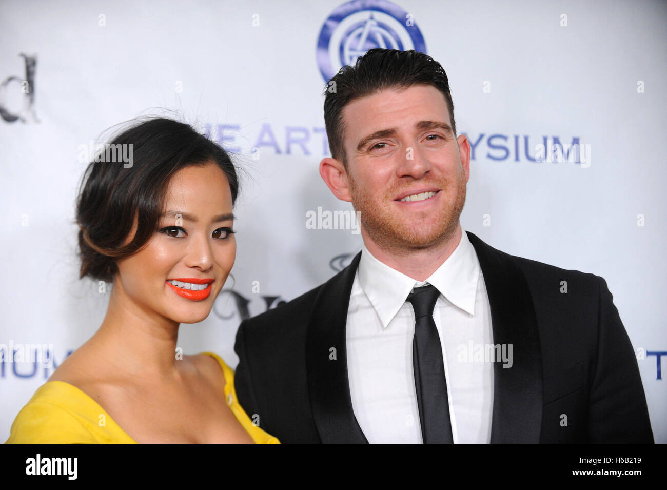 Jamie Chung (l) und Bryan Greenberg besuchen Sie The Art of Elysium 2016 Himmel Gala am 3LABS am 9. Januar 2016 in Culver City, Kalifornien. Stockfoto