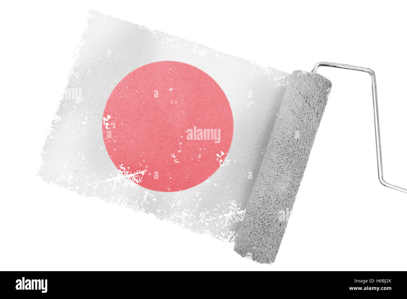Zusammengesetztes Bild von Japan Nationalflagge Stockfoto