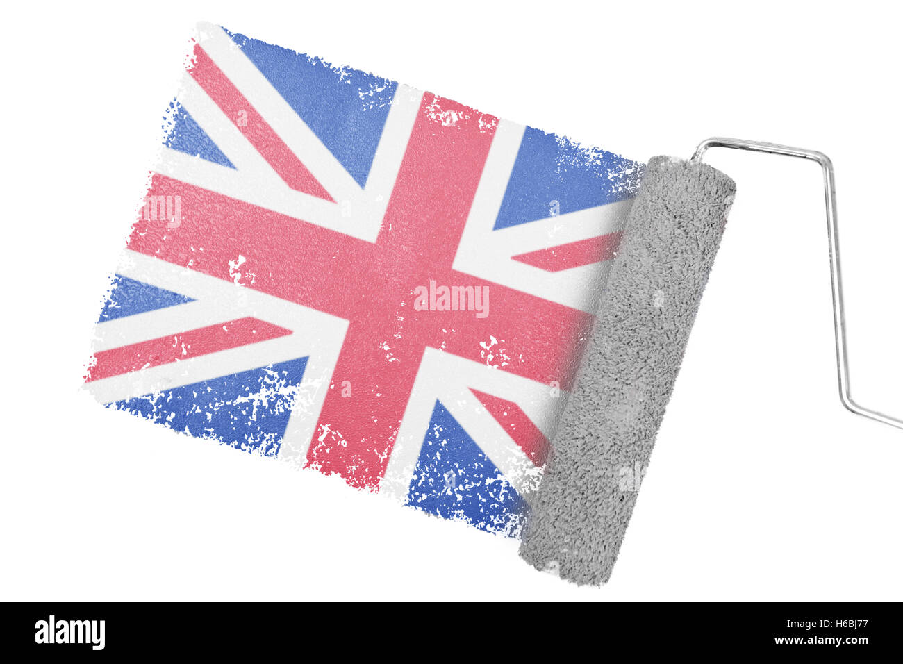 Zusammengesetztes Bild der großen britischen Nationalflagge Stockfoto