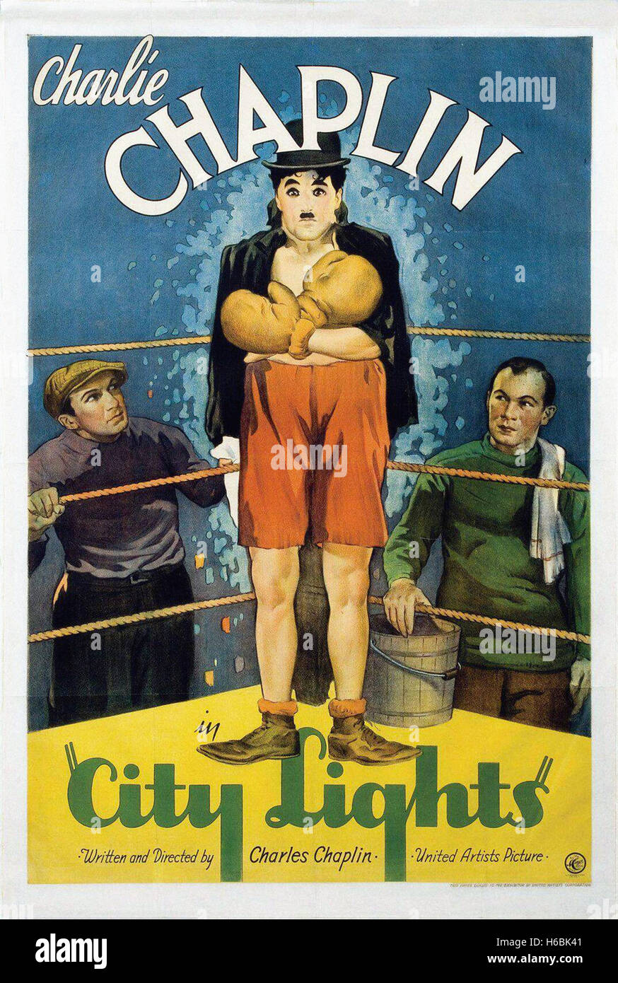 Citylights - Filmplakat- Stockfoto