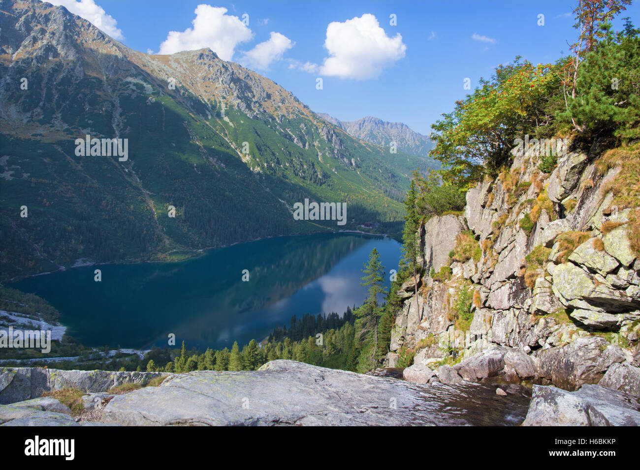Hohe Tatra - See Morskie Oko Stockfoto