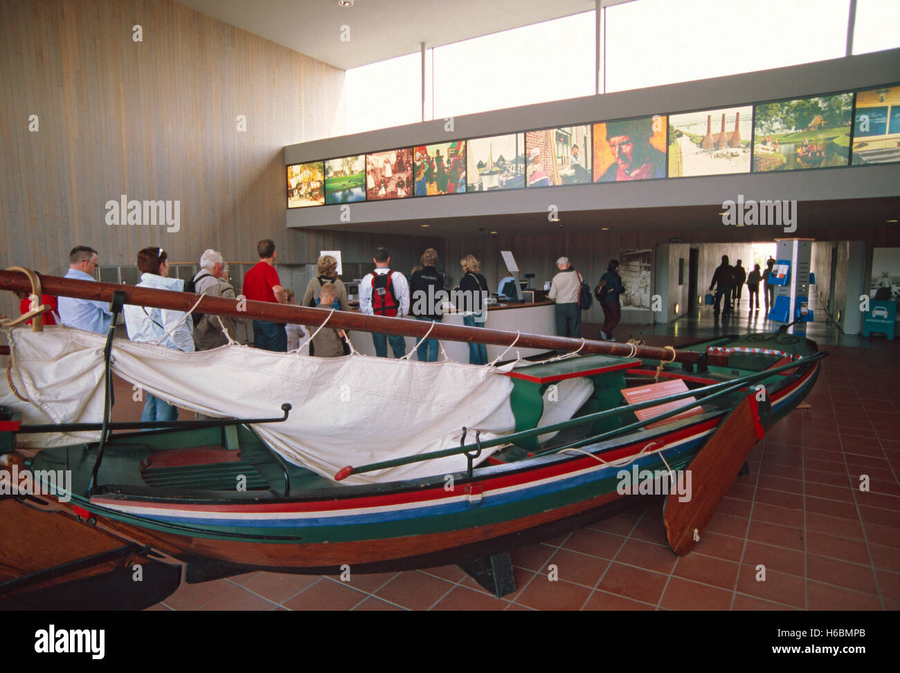 Niederlande, Enkhuizen, Zuiderzeemuseum, Freilichtmuseum Zuiderzee, Ticket-Zimmer Stockfoto