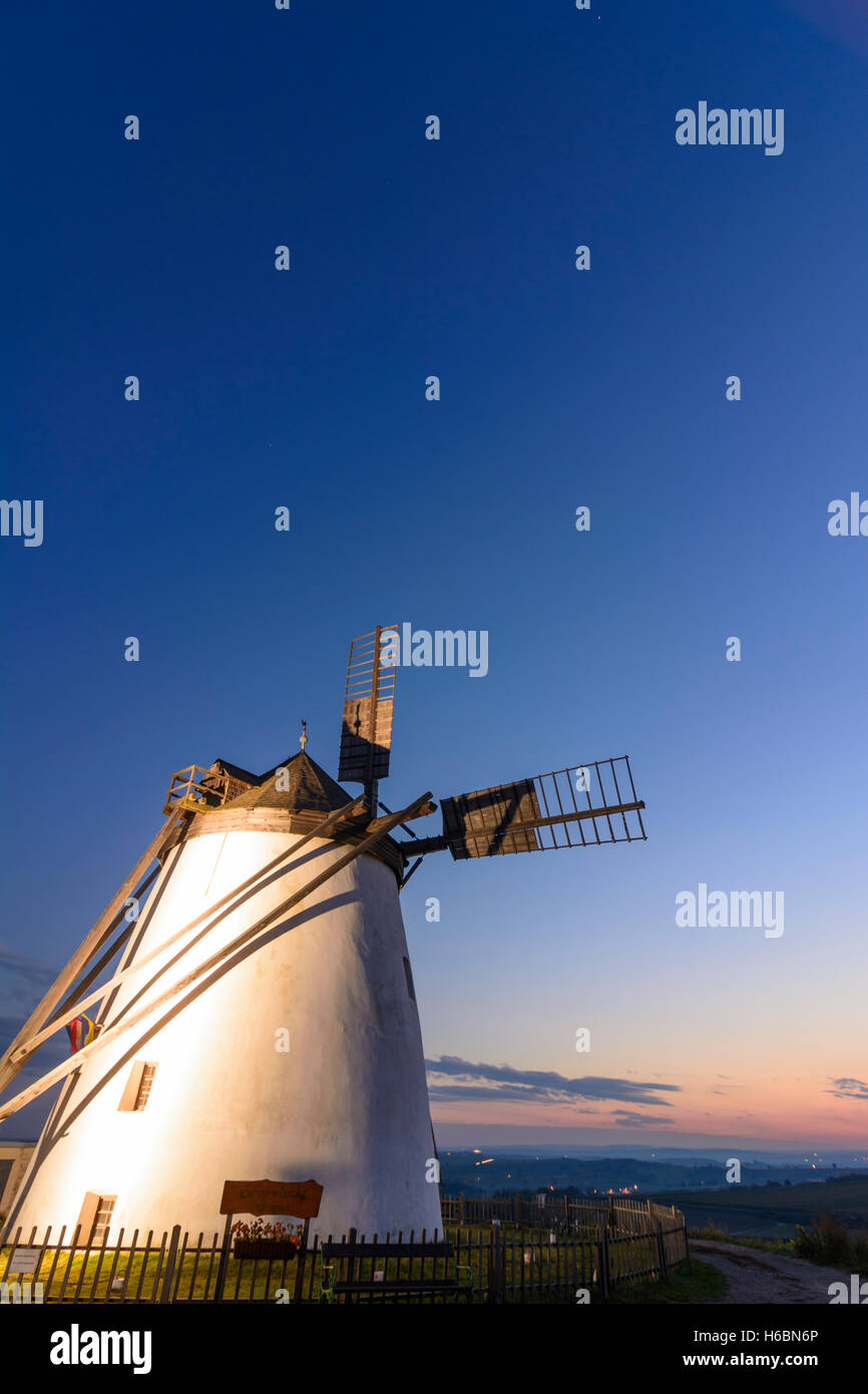 Retz: Windmühle, Windmühle, Weinviertel, Niederösterreich, Niederösterreich, Österreich Stockfoto