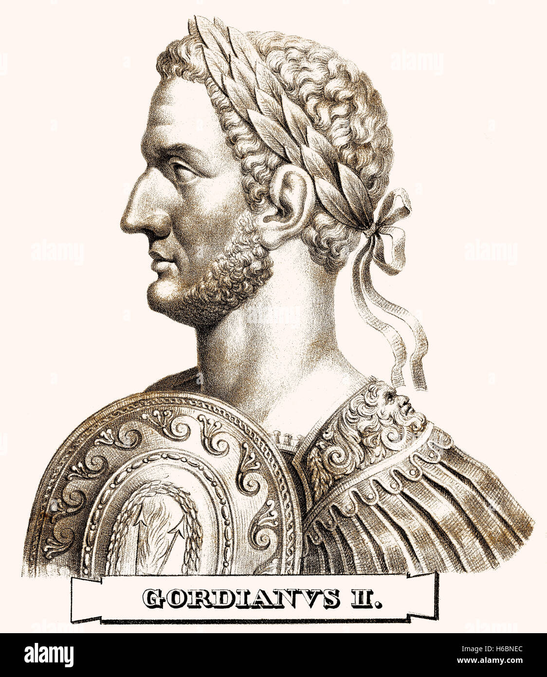 Gordian II, c. 192-238, römischer Kaiser Stockfoto
