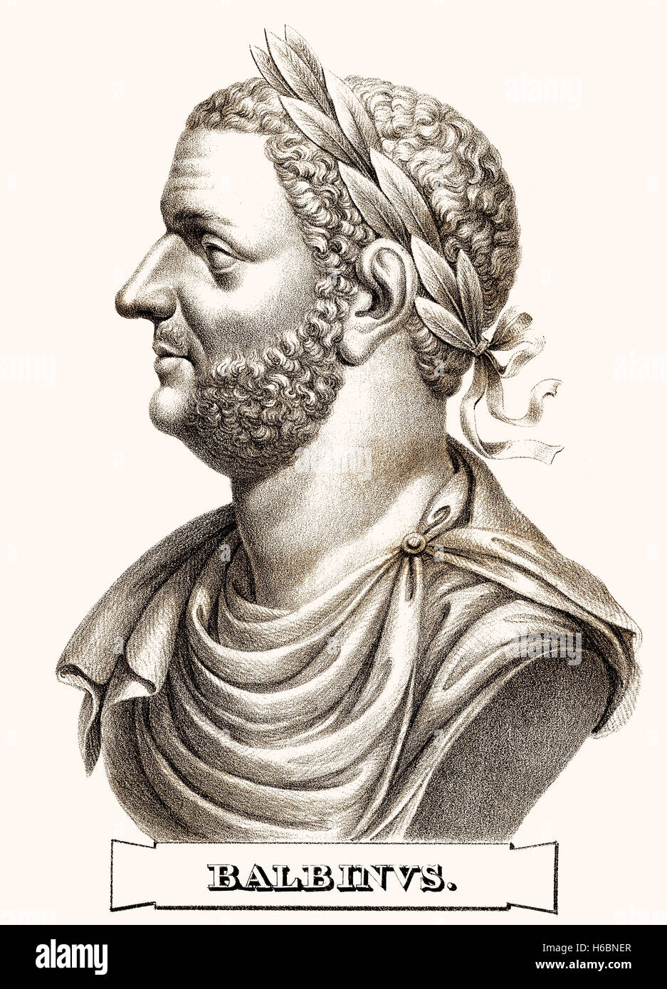 Balbinus, c. 178-238, römischer Kaiser Stockfoto