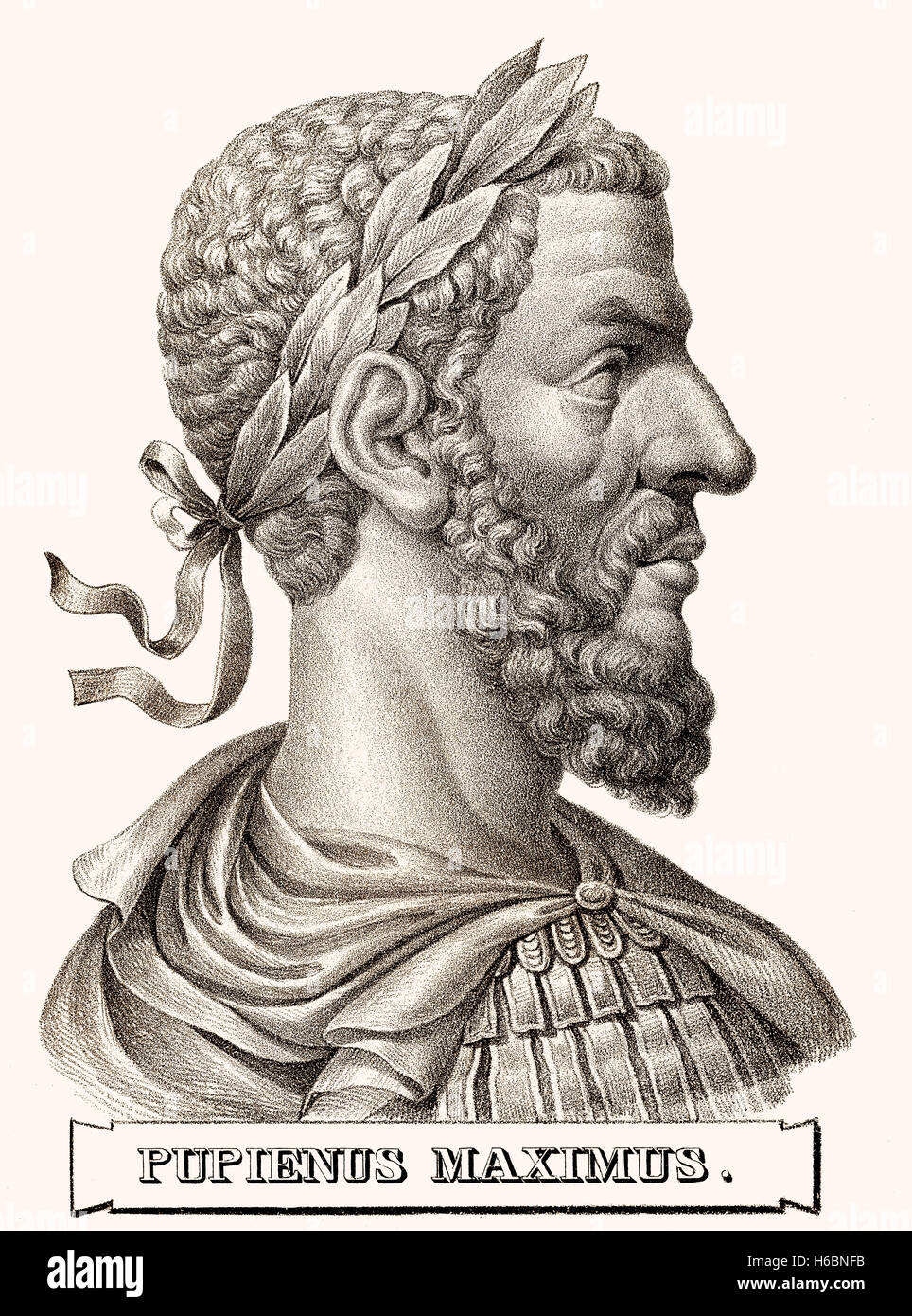 Pupienus Maximus, c., 165/170-238, römischer Kaiser Stockfoto