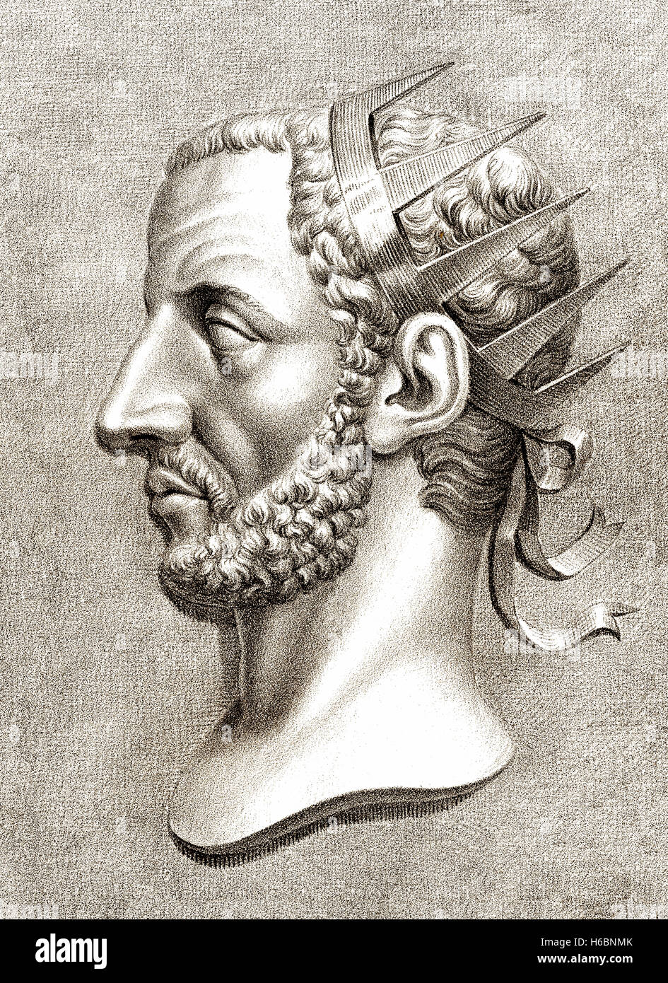 Aemilianus, römischer Kaiser in 253 Stockfoto