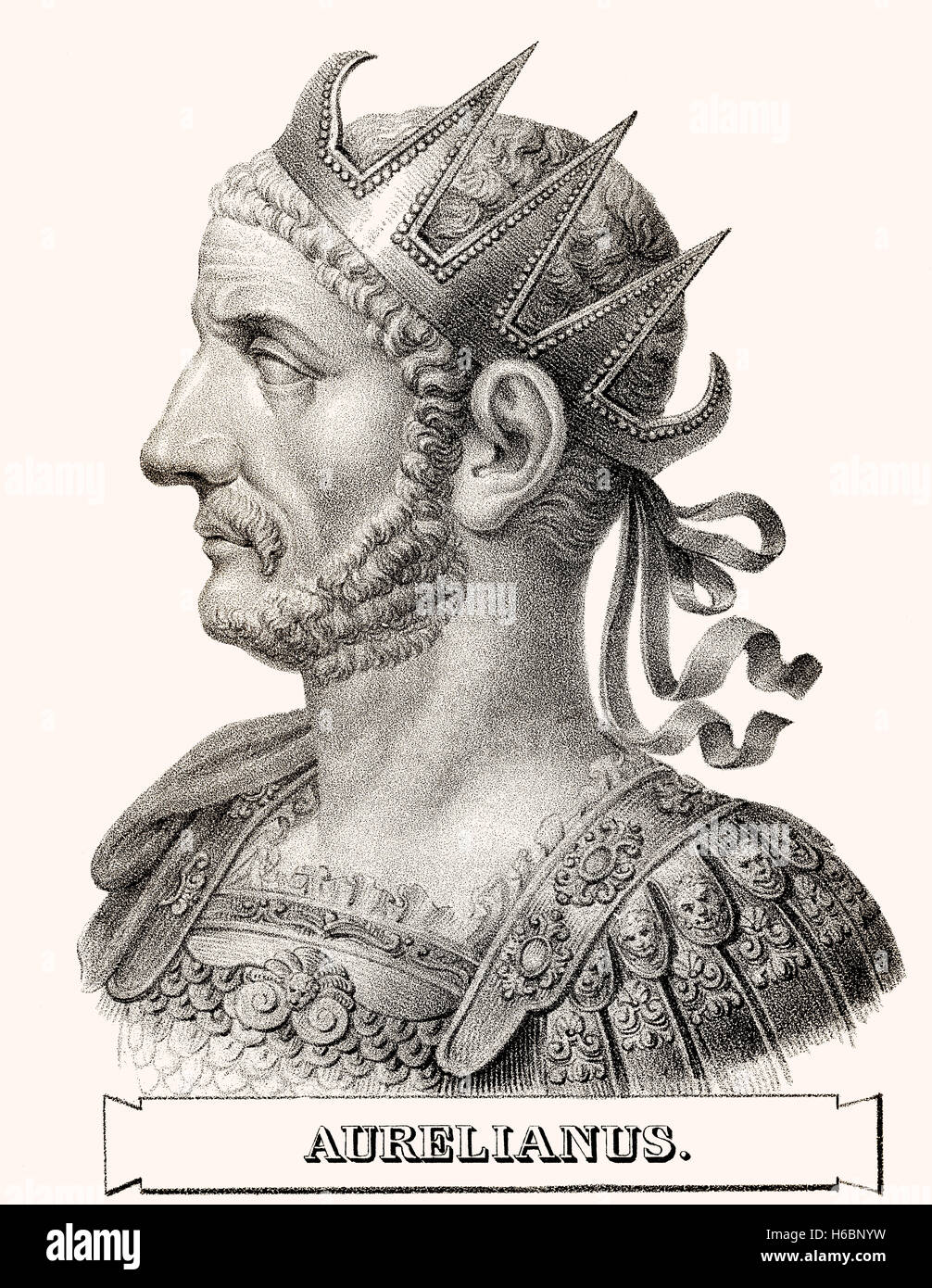 Aurelian, römischer Kaiser von 270 bis 275 Stockfoto