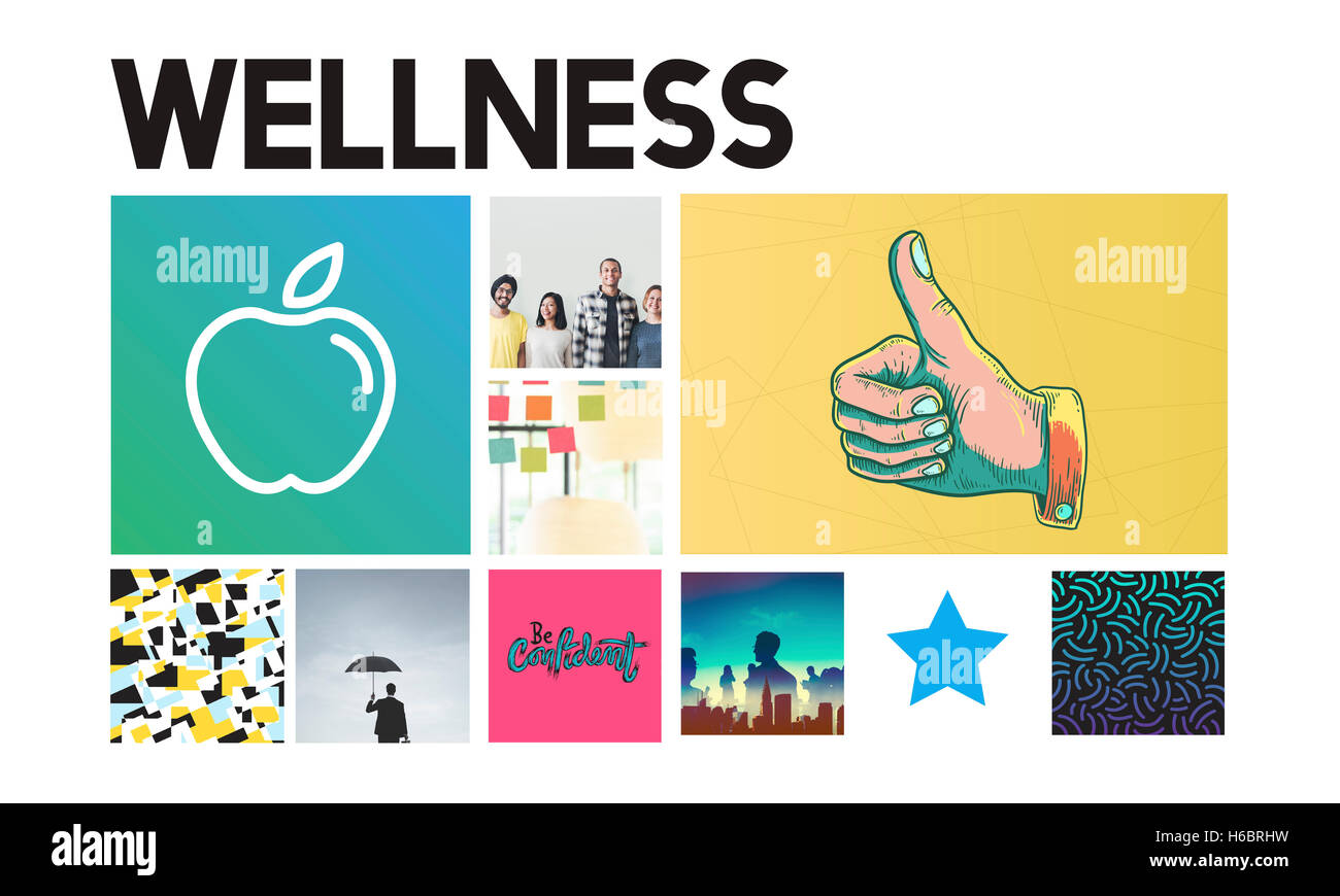 Apple im Gesundheitswesen Wohlbefinden Ernährungskonzept Stockfoto