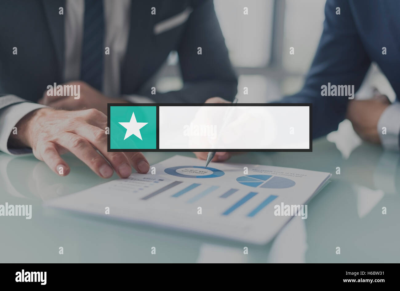 Banner-Abzeichen Label leere Kopie Raumkonzept Stockfoto